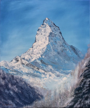 Zeitgenössisches Werk mit dem Titel « Mont Cervin (Matterhorn)  », Erstellt von NINO PONDITERRA