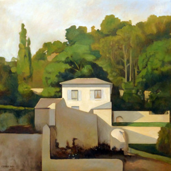 Zeitgenössisches Werk mit dem Titel « Paysage provençal 1 », Erstellt von PATRICE LANNOY