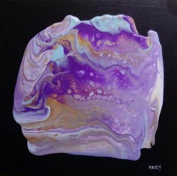 Zeitgenössisches Werk mit dem Titel « AMETHYSTE », Erstellt von MIREILLE MAURY