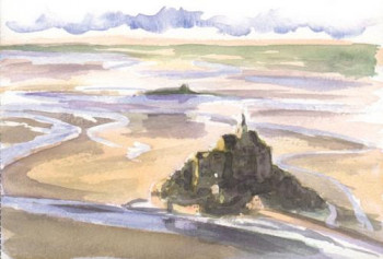 Zeitgenössisches Werk mit dem Titel « Mont Saint Michel », Erstellt von PHILIPPE ETIENNE