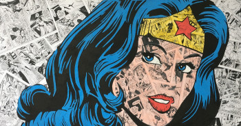 Zeitgenössisches Werk mit dem Titel « Wonder Woman! », Erstellt von STARD