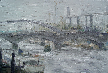 Zeitgenössisches Werk mit dem Titel « 8 Le pont d'Austerlitz », Erstellt von CHRISTIAN RENARD