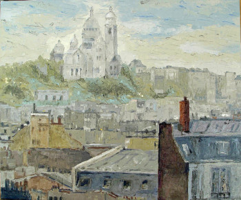 Zeitgenössisches Werk mit dem Titel « 24  De Beaubourg à Montmartre », Erstellt von CHRISTIAN RENARD