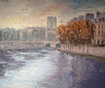 Zeitgenössisches Werk mit dem Titel « 35 Pont saint Louis », Erstellt von CHRISTIAN RENARD