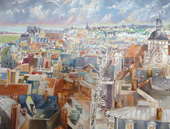 Zeitgenössisches Werk mit dem Titel « Dieppe », Erstellt von HUGHES DE LA TAILLE