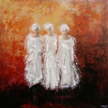 Zeitgenössisches Werk mit dem Titel « TROIS SOEURS 1 », Erstellt von MIREILLE MAURY