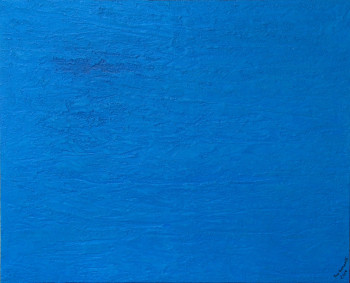 Zeitgenössisches Werk mit dem Titel « bleu marine », Erstellt von YVES GEERAERTS