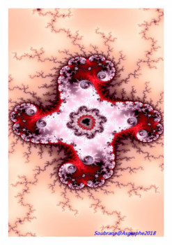 Zeitgenössisches Werk mit dem Titel « CREATION  FRACTALE  2018  N5 », Erstellt von ASGRAPHE2023