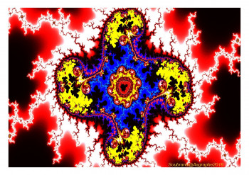 Zeitgenössisches Werk mit dem Titel « CREATION  FRACTALE  2018  N9 », Erstellt von ASGRAPHE2023