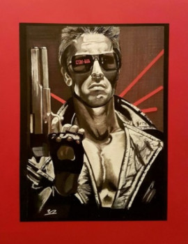 Zeitgenössisches Werk mit dem Titel « Terminator », Erstellt von MICHEL UDERSO