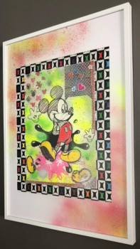 Zeitgenössisches Werk mit dem Titel « FAIT TON MICKEY », Erstellt von NATHLINE