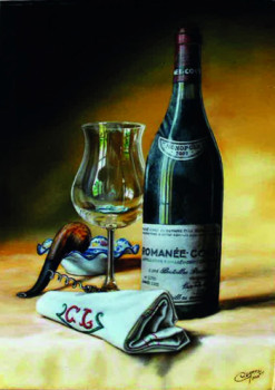 Zeitgenössisches Werk mit dem Titel « Romanée Conti 2002 », Erstellt von CHRISTIAN LABELLE