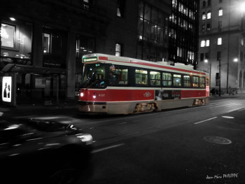 Zeitgenössisches Werk mit dem Titel « THE TRAM », Erstellt von JEAN-MARC PHILIPPE