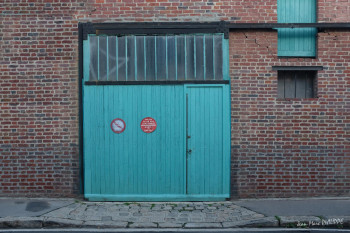 Zeitgenössisches Werk mit dem Titel « THE GREEN DOOR », Erstellt von JEAN-MARC PHILIPPE