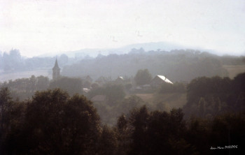 Zeitgenössisches Werk mit dem Titel « LE VILLAGE », Erstellt von JEAN-MARC PHILIPPE