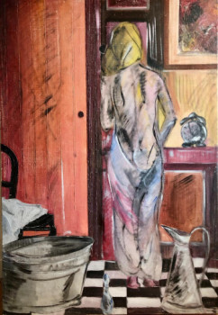 Zeitgenössisches Werk mit dem Titel « Toilette », Erstellt von ROEMY