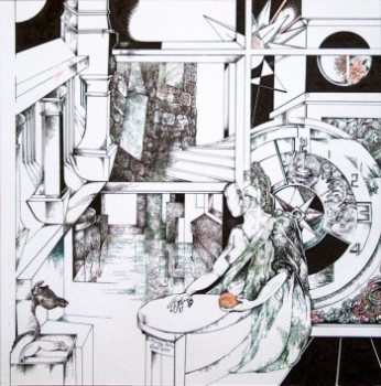 Zeitgenössisches Werk mit dem Titel « L'Autre rive », Erstellt von MARYSE-ANNE COUTEAU