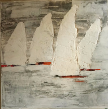 Zeitgenössisches Werk mit dem Titel « Les Voiles », Erstellt von ISABELLA VIRGILIO