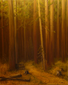 Zeitgenössisches Werk mit dem Titel « La foret », Erstellt von MC KENZIE