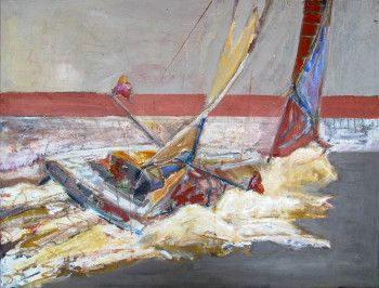 Zeitgenössisches Werk mit dem Titel « Imoca », Erstellt von CARINE DEWAVRIN