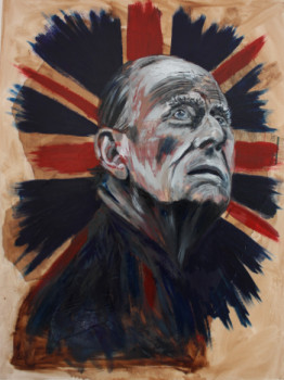 Zeitgenössisches Werk mit dem Titel « Prince Philip », Erstellt von CLEMENCE POWNEY