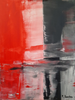 Zeitgenössisches Werk mit dem Titel « Le rouge et le Noir », Erstellt von PATRICK JOOSTEN