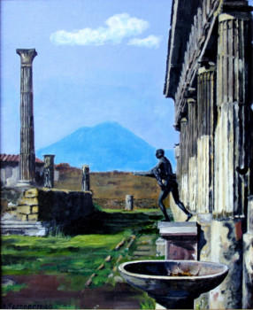 Zeitgenössisches Werk mit dem Titel « Pompei.   acrylique », Erstellt von ANDRé FEODOROFF