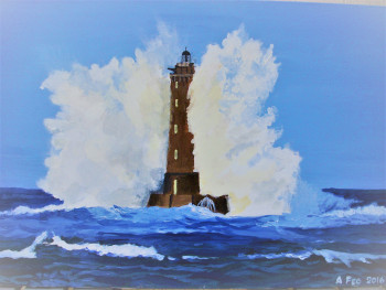 Zeitgenössisches Werk mit dem Titel « Phare », Erstellt von ANDRé FEODOROFF