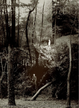 Zeitgenössisches Werk mit dem Titel « Julien Gracq dans son Balcon en forêt », Erstellt von GéRARD BERTRAND