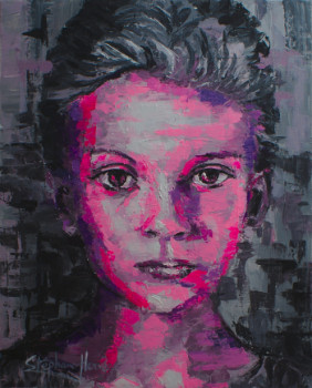 Zeitgenössisches Werk mit dem Titel « Arte facted girl 1 », Erstellt von STéPHANE-HERVé