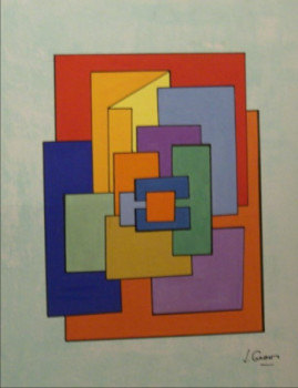 Zeitgenössisches Werk mit dem Titel « composition », Erstellt von JACQUELINE GROUT