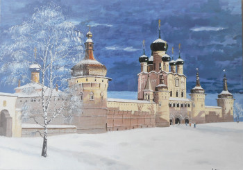 Zeitgenössisches Werk mit dem Titel « ROSTOV. Le kremlin », Erstellt von ANDRé FEODOROFF