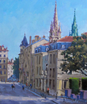 Zeitgenössisches Werk mit dem Titel « Rue d'Amerval Nancy », Erstellt von ARNOULD   -