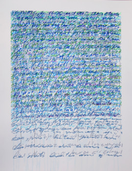 Zeitgenössisches Werk mit dem Titel « letter 7 », Erstellt von RICHARD SAINT-AMANS