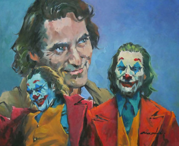 Zeitgenössisches Werk mit dem Titel « Joker  VENDU », Erstellt von ARNOULD   -