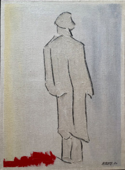 Zeitgenössisches Werk mit dem Titel « Silhouette 1 », Erstellt von ROEMY