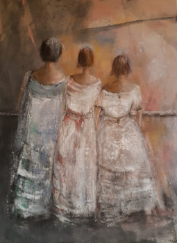 Zeitgenössisches Werk mit dem Titel « LADIES », Erstellt von MIREILLE MAURY