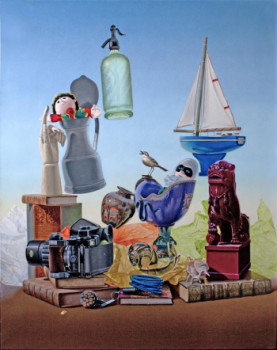 Zeitgenössisches Werk mit dem Titel « BROCANTE AERIENNE », Erstellt von GAUTIER