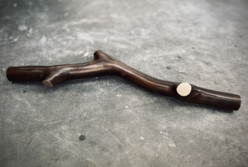 Zeitgenössisches Werk mit dem Titel « La Branche bronze M patiné », Erstellt von FLORENT ROQUES