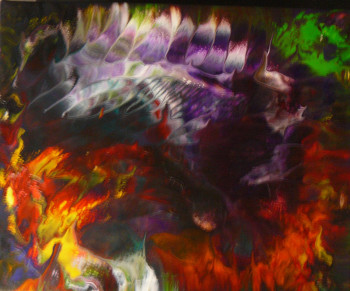 Zeitgenössisches Werk mit dem Titel « Pich ' magic abstract 149 », Erstellt von PICH