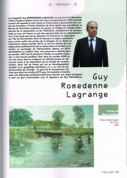 Zeitgenössisches Werk mit dem Titel « Article de Presse dans le Magazine C de l'Art N° 21 Spécial 2020 », Erstellt von GUY  ROMEDENNE