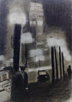 Zeitgenössisches Werk mit dem Titel « The third man », Erstellt von ASMA H.