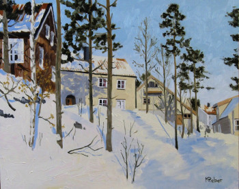 Zeitgenössisches Werk mit dem Titel « Quartier résidentiel Songeheia, Arendal », Erstellt von REBER KAROL