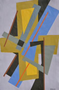 Zeitgenössisches Werk mit dem Titel « composition N°1239 », Erstellt von BAUGIER