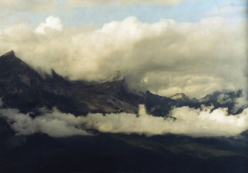 Zeitgenössisches Werk mit dem Titel « Les Alpes..... », Erstellt von PHILIPPE BERTHIER