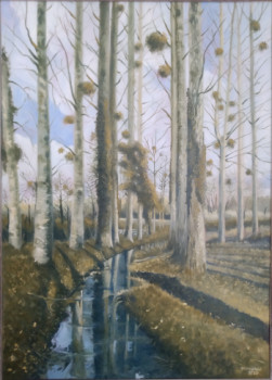 Zeitgenössisches Werk mit dem Titel « Paysage Mellois 2 », Erstellt von DIDIER SITAUD