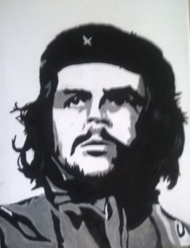 Zeitgenössisches Werk mit dem Titel « che guevara », Erstellt von SUZON