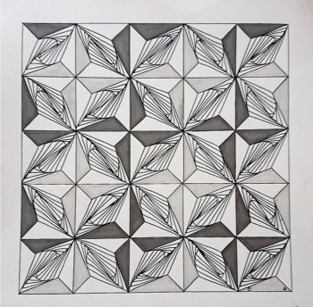 Zeitgenössisches Werk mit dem Titel « C68 Paradoxe2 », Erstellt von ALLOSIETTE