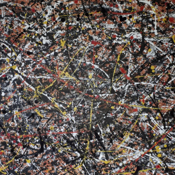 Zeitgenössisches Werk mit dem Titel « Pollock serein », Erstellt von LUC GONCALVES