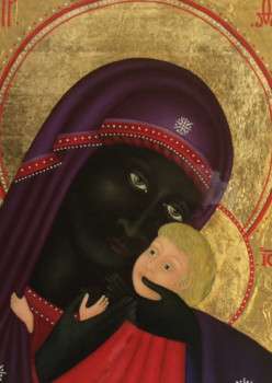 Zeitgenössisches Werk mit dem Titel « 632.   Vierge Noire », Erstellt von IVE FONTAINE